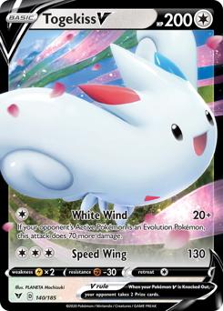 Togekiss V (140/185) [Sword & Shield: Vivid Voltage] - Card Brawlers | Quebec | Canada | Yu-Gi-Oh!