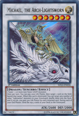 Michael, the Arch-Lightsworn [SDLI-EN036] Ultra Rare - Yu-Gi-Oh! - Card Brawlers | Quebec | Canada |