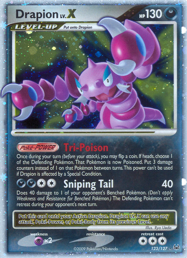 Drapion LV.X (123/127) [Platinum: Base Set] - Card Brawlers | Quebec | Canada | Yu-Gi-Oh!