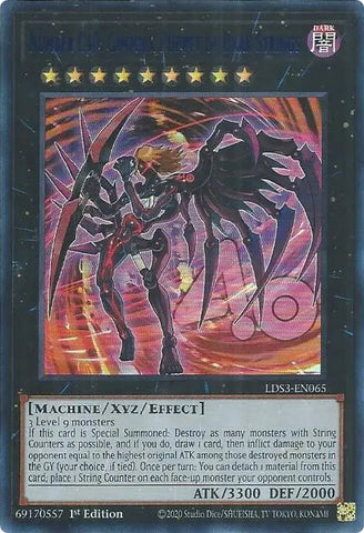 Number C40: Gimmick Puppet of Dark Strings (Blue) [LDS3-EN065] Ultra Rare - Card Brawlers | Quebec | Canada | Yu-Gi-Oh!