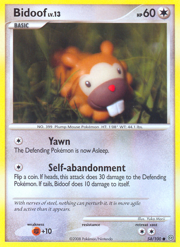 Bidoof (54/100) [Diamond & Pearl: Stormfront] - Card Brawlers | Quebec | Canada | Yu-Gi-Oh!