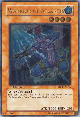 Warrior of Atlantis [FOTB-EN016] Ultimate Rare - Card Brawlers | Quebec | Canada | Yu-Gi-Oh!