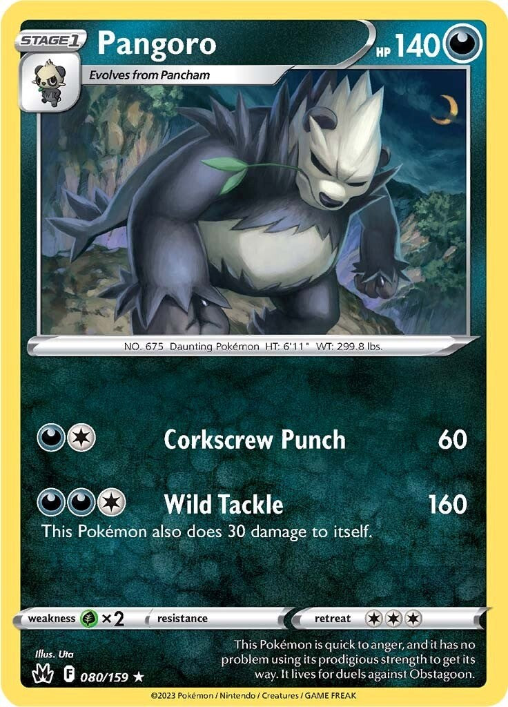 Pangoro (080/159) [Sword & Shield: Crown Zenith] - Card Brawlers | Quebec | Canada | Yu-Gi-Oh!