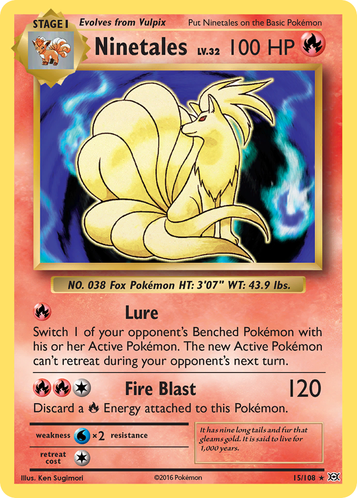 Ninetales (15/108) [XY: Evolutions] - Card Brawlers | Quebec | Canada | Yu-Gi-Oh!