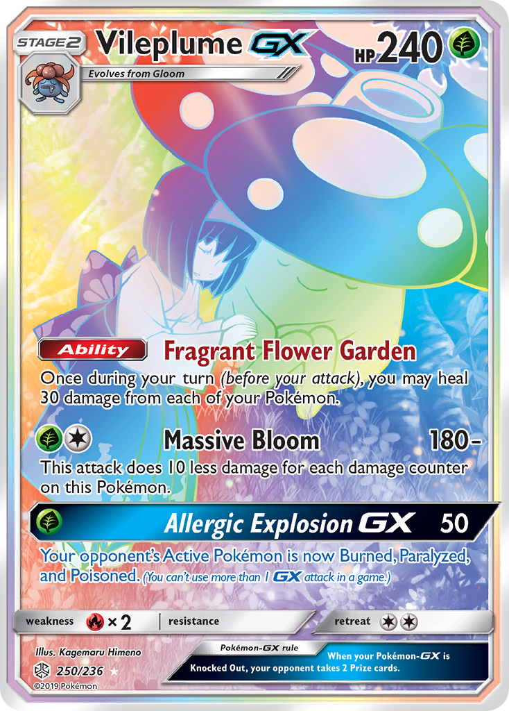 Vileplume GX (250/236) [Sun & Moon: Cosmic Eclipse] - Card Brawlers | Quebec | Canada | Yu-Gi-Oh!