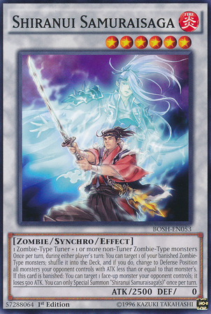 Shiranui Samuraisaga [BOSH-EN053] Common - Yu-Gi-Oh! - Card Brawlers | Quebec | Canada |