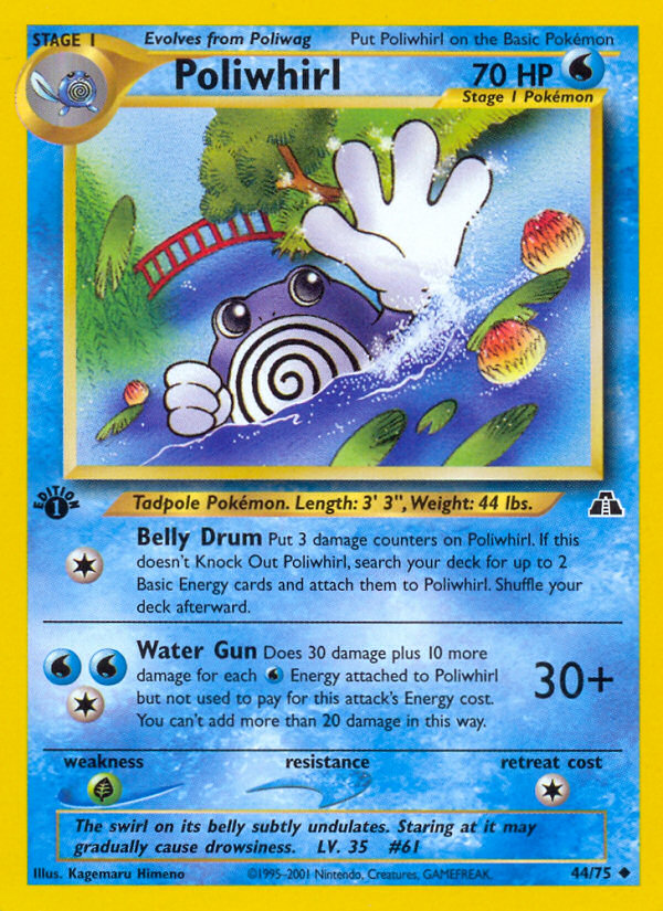 Poliwhirl (44/75) [Neo Discovery 1st Edition] - Card Brawlers | Quebec | Canada | Yu-Gi-Oh!