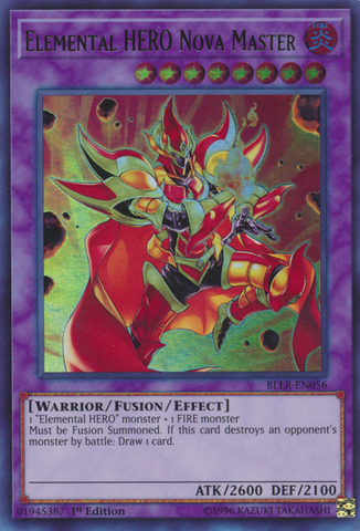 Elemental Hero Nova Master [BLLR-EN056] Ultra Rare - Yu-Gi-Oh! - Card Brawlers | Quebec | Canada |