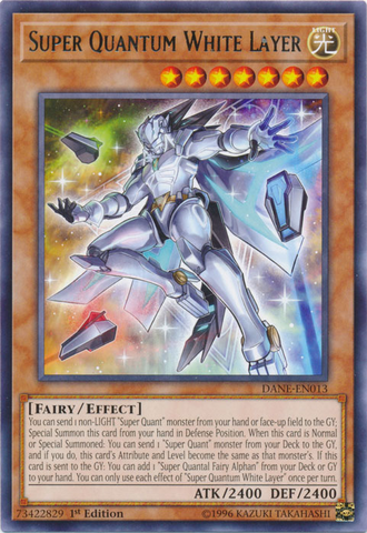 Super Quantum White Layer [DANE-EN013] Rare - Card Brawlers | Quebec | Canada | Yu-Gi-Oh!