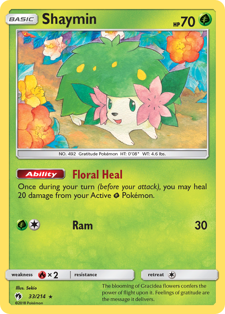Shaymin (33/214) [Sun & Moon: Lost Thunder] - Card Brawlers | Quebec | Canada | Yu-Gi-Oh!