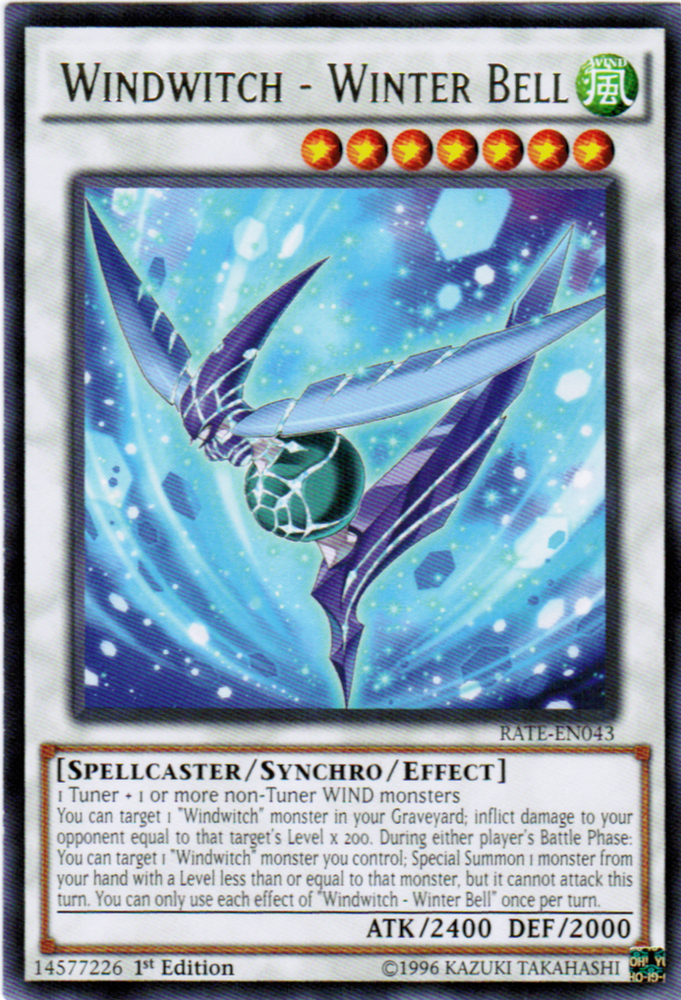 Windwitch - Winter Bell [RATE-EN043] Rare - Yu-Gi-Oh! - Card Brawlers | Quebec | Canada |