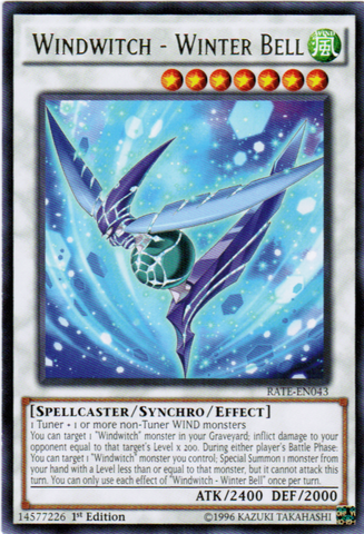 Windwitch - Winter Bell [RATE-EN043] Rare - Card Brawlers | Quebec | Canada | Yu-Gi-Oh!