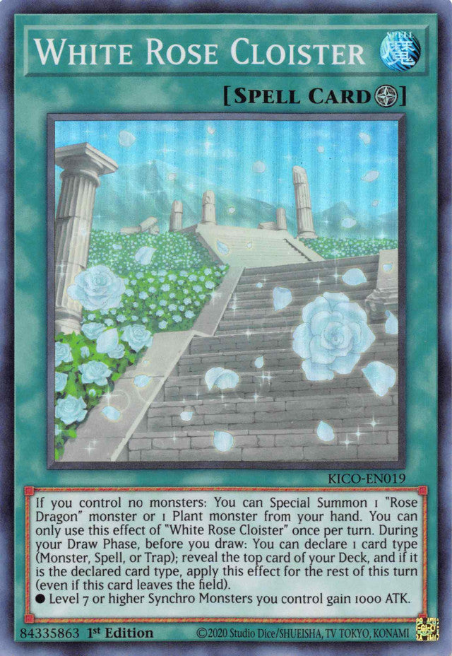 White Rose Cloister (Super Rare) [KICO-EN019] Super Rare - Card Brawlers | Quebec | Canada | Yu-Gi-Oh!