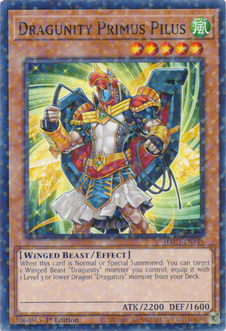 Dragunity Primus Pilus (Duel Terminal) [HAC1-EN155] Common - Card Brawlers | Quebec | Canada | Yu-Gi-Oh!