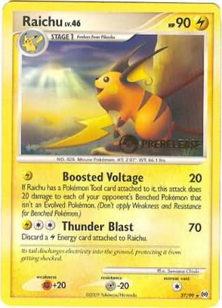 Raichu (27/99) (Prerelease Promo) [Nintendo: Black Star Promos] - Card Brawlers | Quebec | Canada | Yu-Gi-Oh!