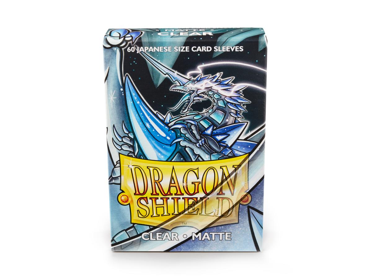 Dragon Shield Matte Sleeve - Clear ‘Kakush’ 60ct - Card Brawlers | Quebec | Canada | Yu-Gi-Oh!
