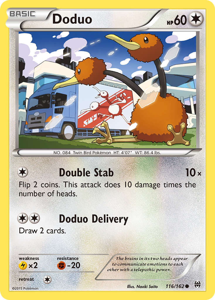 Doduo (116/162) [XY: BREAKthrough] - Card Brawlers | Quebec | Canada | Yu-Gi-Oh!