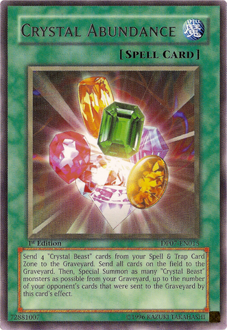 Crystal Abundance [DP07-EN015] Rare - Yu-Gi-Oh! - Card Brawlers | Quebec | Canada |