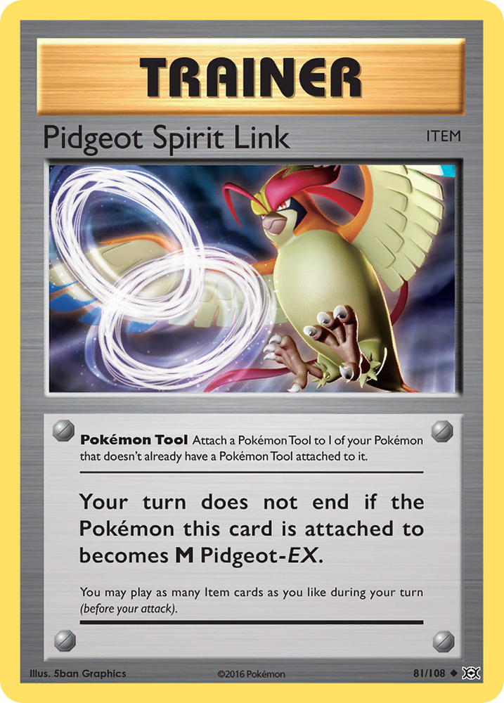 Pidgeot Spirit Link (81/108) [XY: Evolutions] - Card Brawlers | Quebec | Canada | Yu-Gi-Oh!