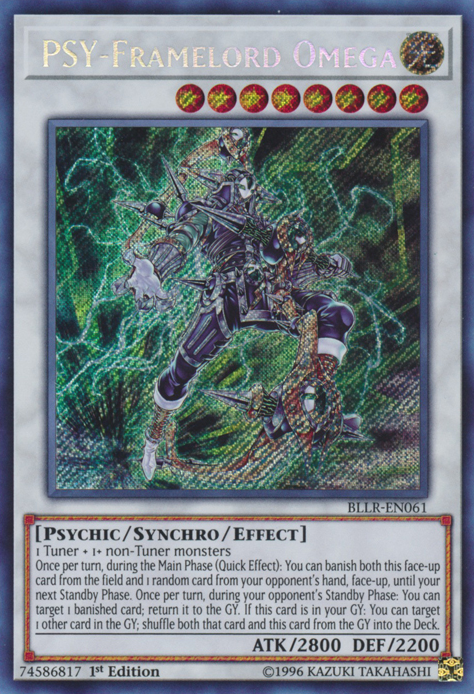 PSY-Framelord Omega [BLLR-EN061] Secret Rare - Yu-Gi-Oh! - Card Brawlers | Quebec | Canada |