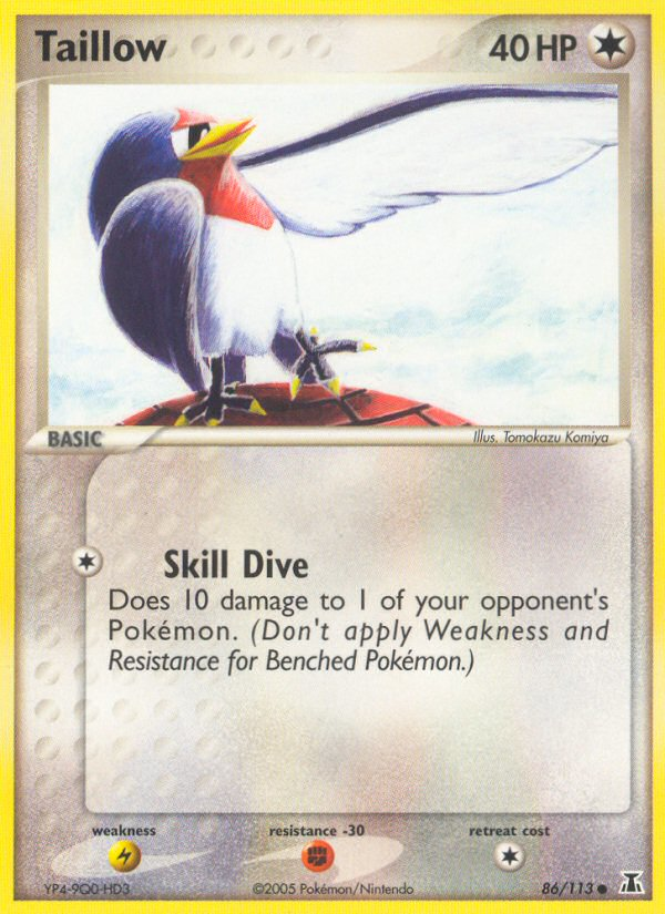 Taillow (86/113) [EX: Delta Species] - Card Brawlers | Quebec | Canada | Yu-Gi-Oh!