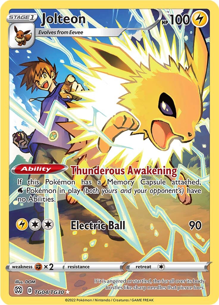 Jolteon (TG04/TG30) [Sword & Shield: Brilliant Stars] - Card Brawlers | Quebec | Canada | Yu-Gi-Oh!
