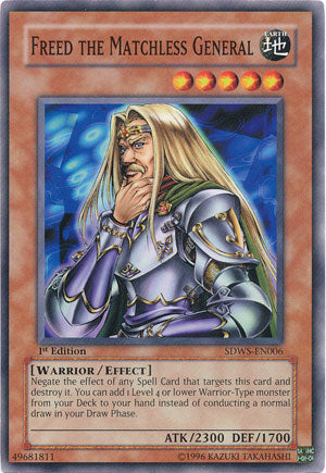 Freed the Matchless General [SDWS-EN006] Common - Yu-Gi-Oh! - Card Brawlers | Quebec | Canada |