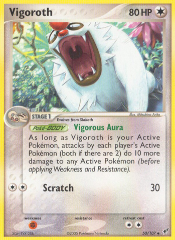 Vigoroth (50/107) [EX: Deoxys] - Card Brawlers | Quebec | Canada | Yu-Gi-Oh!