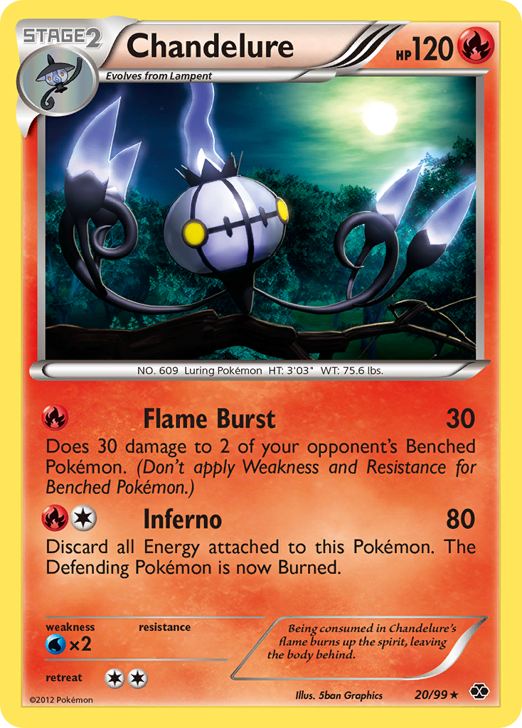 Chandelure (20/99) [Black & White: Next Destinies] - Card Brawlers | Quebec | Canada | Yu-Gi-Oh!