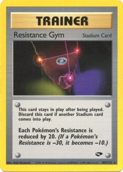 Resistance Gym (109/132) [Gym Challenge Unlimited] - Card Brawlers | Quebec | Canada | Yu-Gi-Oh!