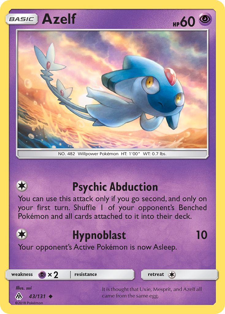 Azelf (43/131) [Sun & Moon: Forbidden Light] - Card Brawlers | Quebec | Canada | Yu-Gi-Oh!