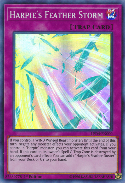 Harpie's Feather Storm [LED4-EN000] Super Rare - Card Brawlers | Quebec | Canada | Yu-Gi-Oh!