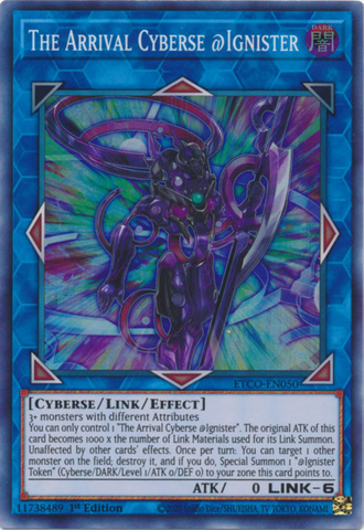 The Arrival Cyberse @Ignister [ETCO-EN050] Super Rare - Card Brawlers | Quebec | Canada | Yu-Gi-Oh!