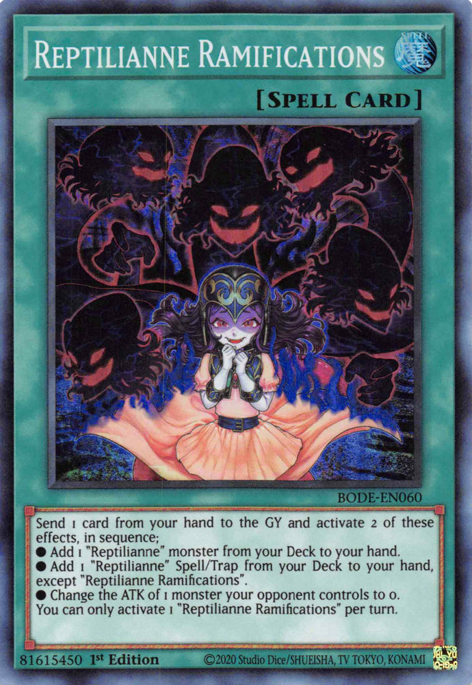 Reptilianne Ramifications [BODE-EN060] Super Rare - Card Brawlers | Quebec | Canada | Yu-Gi-Oh!