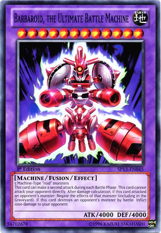 Barbaroid, the Ultimate Battle Machine [SP13-EN045] Common - Card Brawlers | Quebec | Canada | Yu-Gi-Oh!