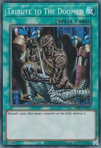 Tribute to The Doomed (25th Anniversary) [MRD-EN057] Super Rare - Card Brawlers | Quebec | Canada | Yu-Gi-Oh!