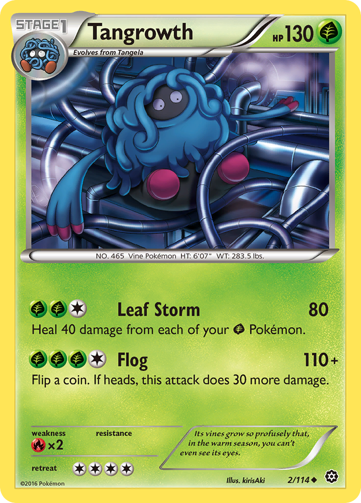 Tangrowth (2/114) [XY: Steam Siege] - Card Brawlers | Quebec | Canada | Yu-Gi-Oh!