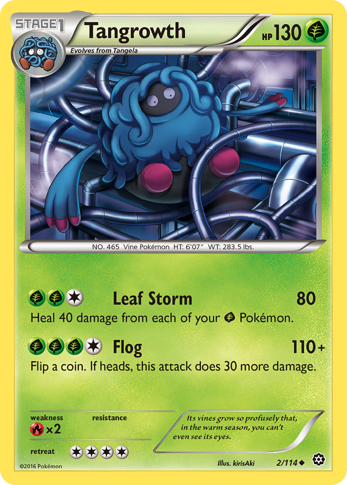 Tangrowth (2/114) [XY: Steam Siege] - Card Brawlers | Quebec | Canada | Yu-Gi-Oh!