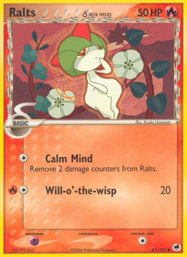 Ralts (61/101) (Delta Species) [EX: Dragon Frontiers] - Card Brawlers | Quebec | Canada | Yu-Gi-Oh!
