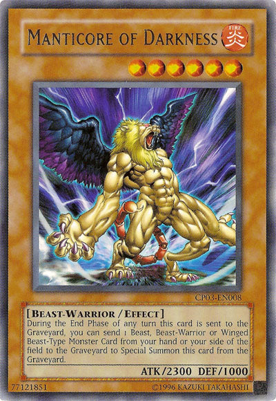 Manticore of Darkness [CP03-EN008] Rare - Yu-Gi-Oh! - Card Brawlers | Quebec | Canada |