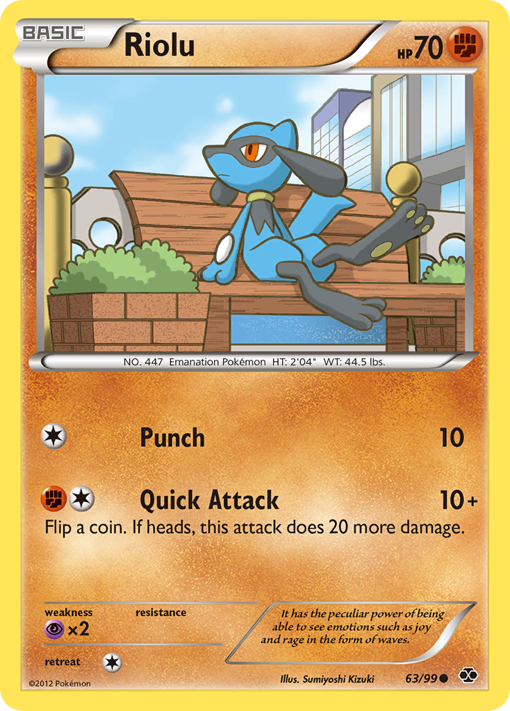 Riolu (63/99) [Black & White: Next Destinies] - Card Brawlers | Quebec | Canada | Yu-Gi-Oh!