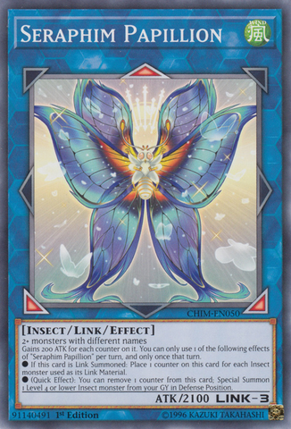 Seraphim Papillion [CHIM-EN050] Common - Card Brawlers | Quebec | Canada | Yu-Gi-Oh!