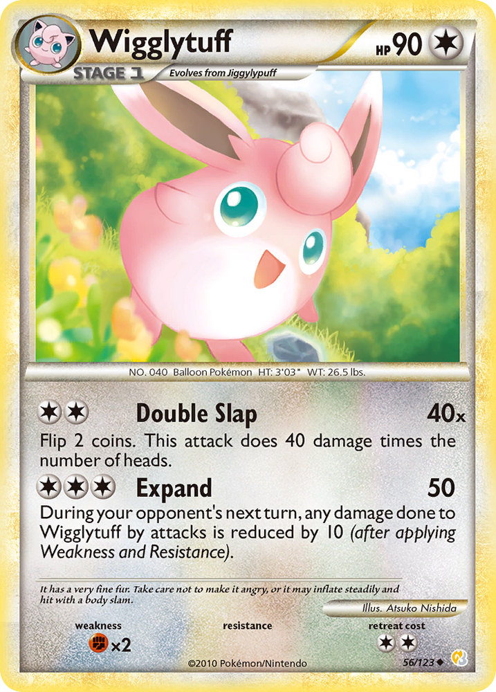 Wigglytuff (56/123) [HeartGold & SoulSilver: Base Set] - Card Brawlers | Quebec | Canada | Yu-Gi-Oh!