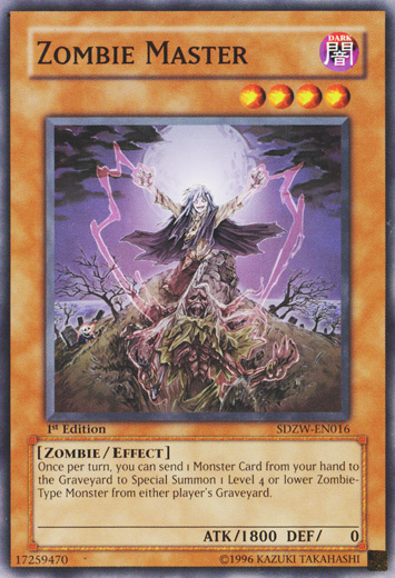 Zombie Master [SDZW-EN016] Common - Card Brawlers | Quebec | Canada | Yu-Gi-Oh!