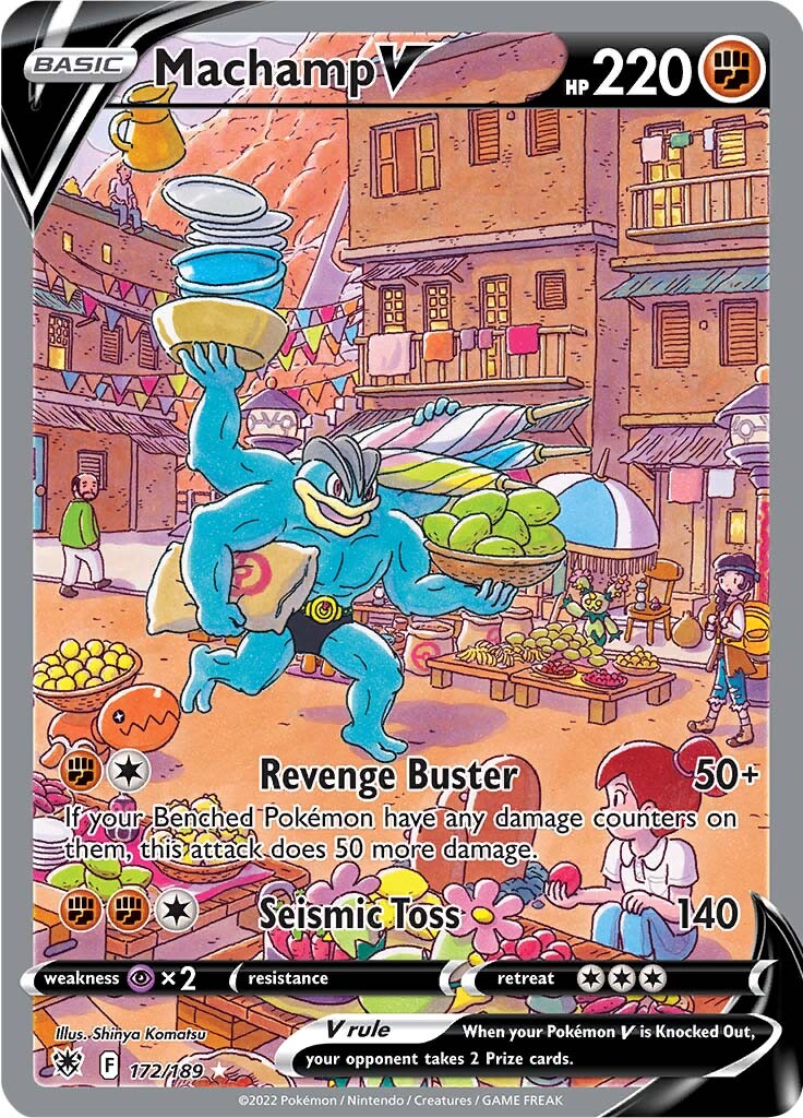 Machamp V (172/189) [Sword & Shield: Astral Radiance] - Card Brawlers | Quebec | Canada | Yu-Gi-Oh!