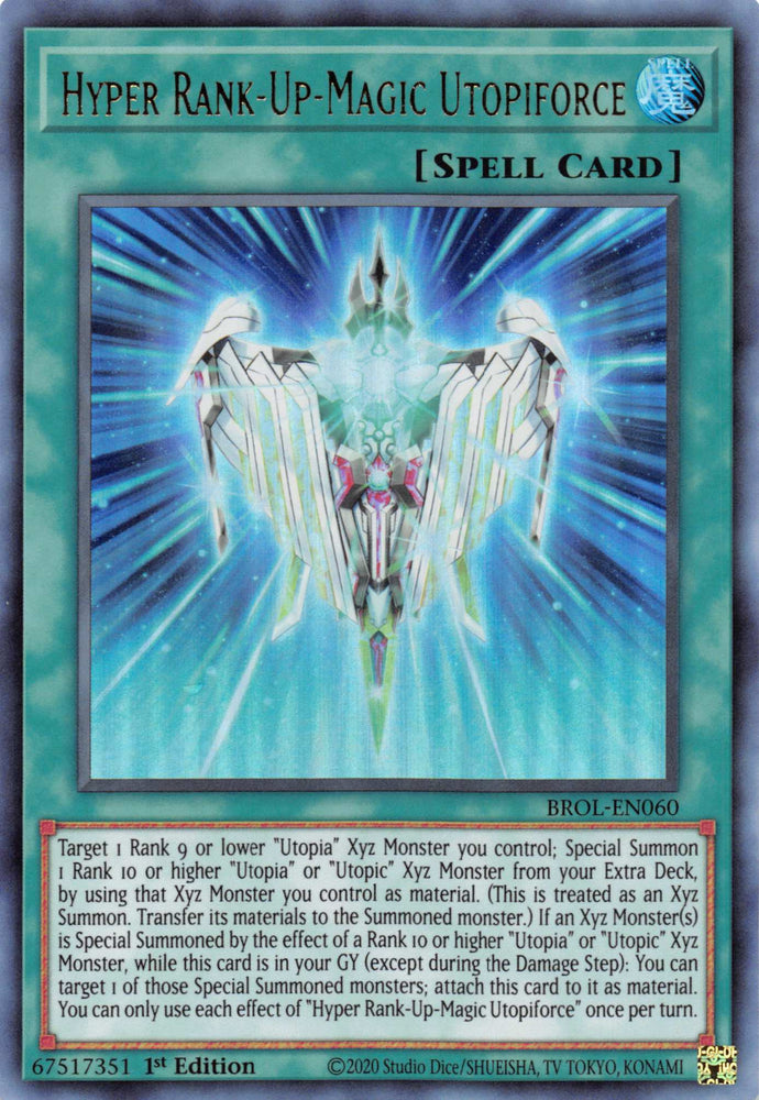 Hyper Rank-Up-Magic Utopiforce [BROL-EN060] Ultra Rare - Card Brawlers | Quebec | Canada | Yu-Gi-Oh!