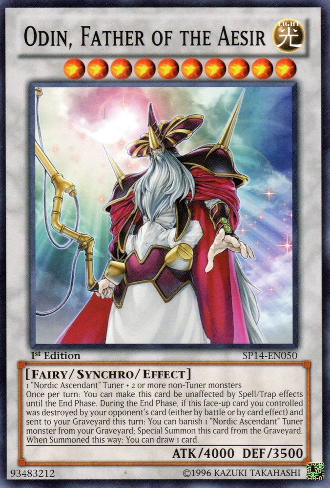 Odin, Father of the Aesir [SP14-EN050] Common - Card Brawlers | Quebec | Canada | Yu-Gi-Oh!