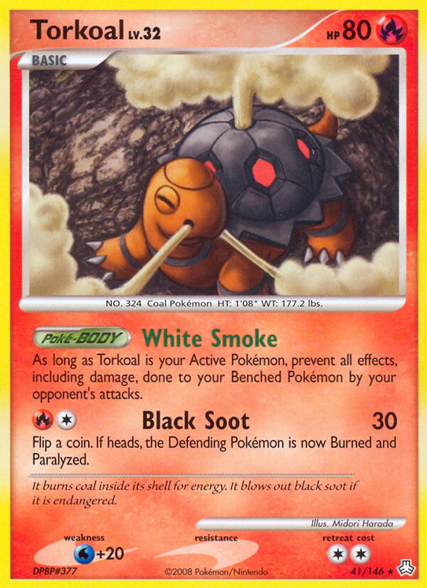 Torkoal (41/146) [Diamond & Pearl: Legends Awakened] - Card Brawlers | Quebec | Canada | Yu-Gi-Oh!