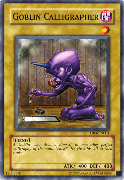 Goblin Calligrapher [DR3-EN004] Common - Yu-Gi-Oh! - Card Brawlers | Quebec | Canada |