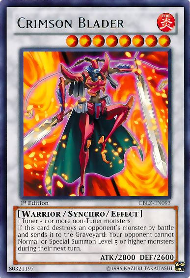 Crimson Blader [CBLZ-EN093] Rare - Card Brawlers | Quebec | Canada | Yu-Gi-Oh!